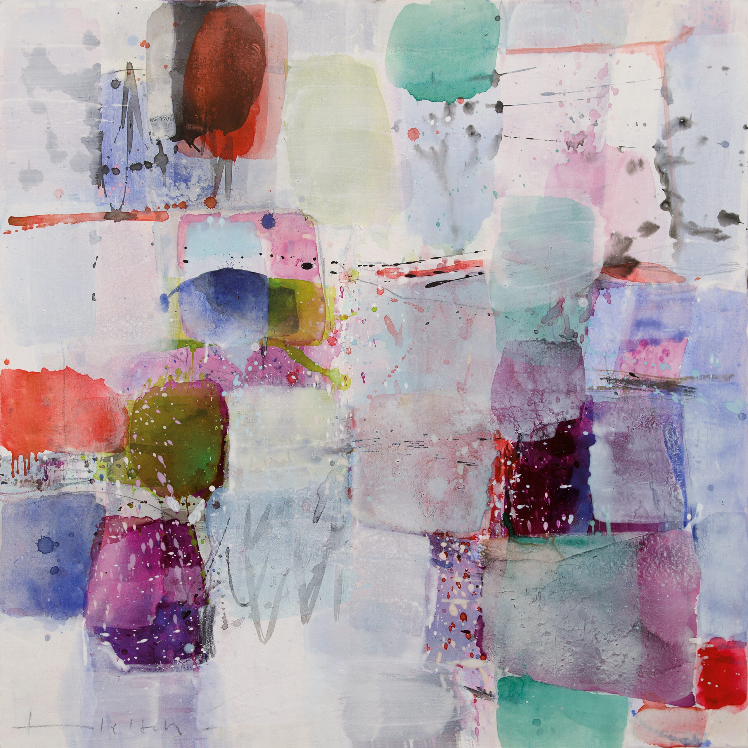 11_Verzauberte Landschaft 2017_Acryl auf LW_100 x 100 cm
