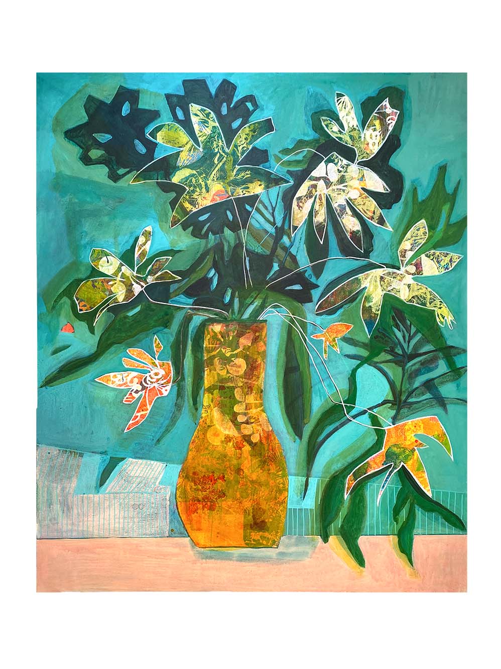 Vase-120x105-Siebdruck+Malerei-LW