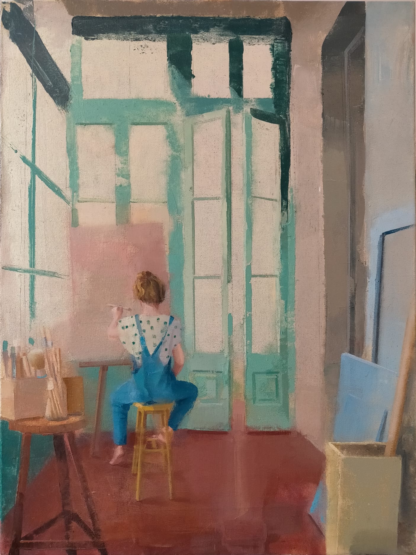 The Studio Painter 80x60cm_2024